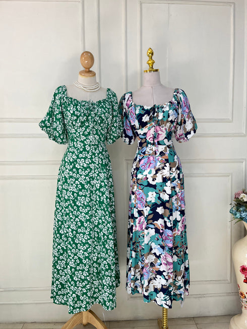 Women Spring Cotton Floral Dresses